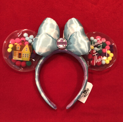 2020 NEW Disney Parks Pixar UP Minnie Ears Headband Grape Soda Adventure Is Out