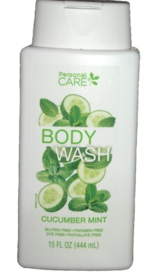 Personal Care Body Wash 15oz Limited Edition Cucumber Mint Gluten Free-SHIP N24H