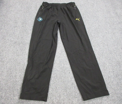 Puma Pants Mens Extra Large Black Bahamas Olympic Track Pants Athletic 34X32