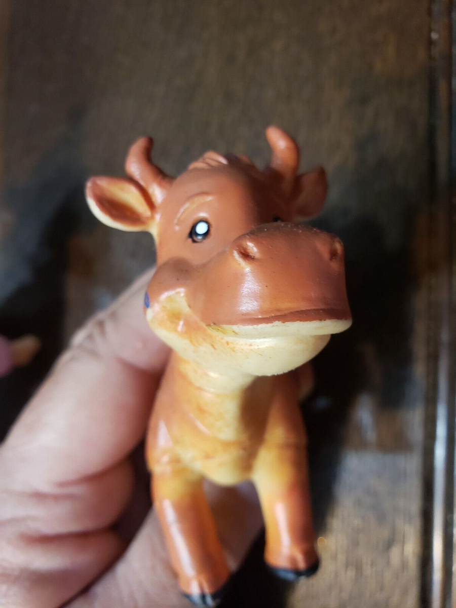Vintage Peterkin Soft Farm Cow Toy Figure