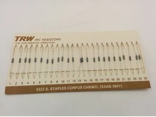 TRW IRC A001 THIN FILM RESISTORS, 2.5 OHMS, CCM 1751 -186 (LOT OF 25) NNB