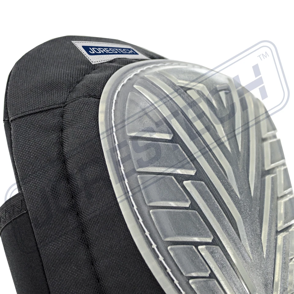 Rodilleras de gel de construcción protectores de piernas de seguridad trabajo comodidad par profesional Foto 3 de 4