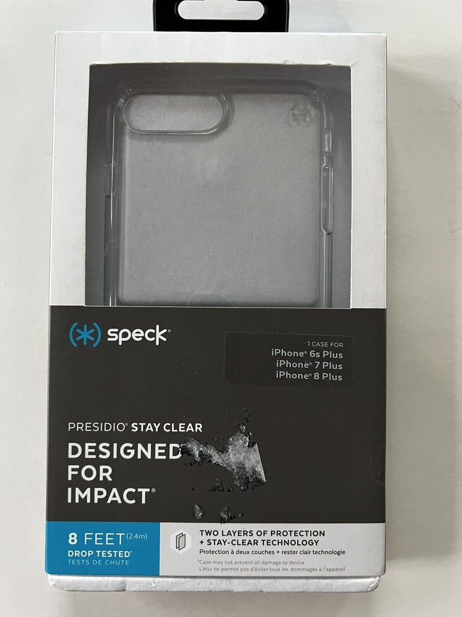 Speck Presidio Show Designed for Impact iPhone 6s, 7, Clear Case