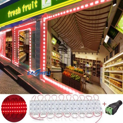 20' ft Multi-color Store Front LED Window Light Module with power supply +Remote