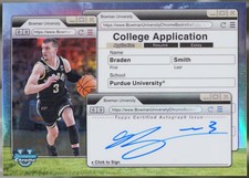 2024-25 Bowman University Chrome - College Application Autographs Basketball  NM