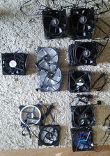 NZXT 120mm 3-pinowy wentylator obudowy 15x Corsair 2x Akasa 2x itp. To jest pakiet wentylatorów PC UK