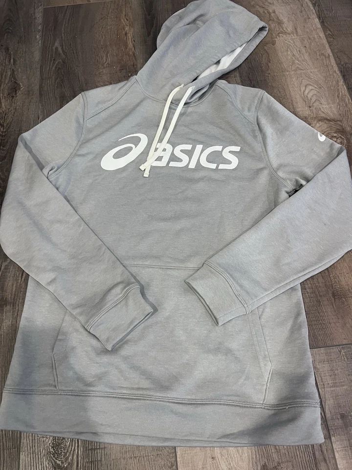ASICS Chándal Sudadera con Capucha con Joggers Gris Claro Unisex Pequeño Nuevo Sin Etiquetas Foto 3 de 4