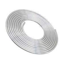 3/8" OD 25 Foot Steel Zinc Silver Brake Line Fuel Tubing Coil Roll Tubing Kit