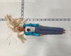 Mattel Blonde Barbie Doll Blue Jacket White Shirt Jeans Vintage Collectible — photo 3