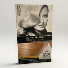 RARE JOHN FRIEDA PRECISION FOAM COLOUR 8G MEDIUM GOLDEN BLONDE SHEER BLONDE