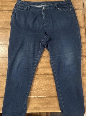 Michael Kors Skinny Jeans Womens 18W Dark Stretch Denim