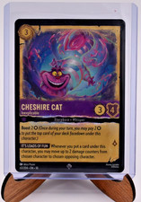 Disney Lorcana Cheshire Cat Inexplicable 60/204 Cold Foil Super Rare EN10