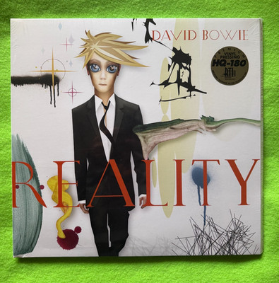 NEW & SEALED - DAVID BOWIE Reality -  blue/white Vinyl LP 180g RTI Friday Music