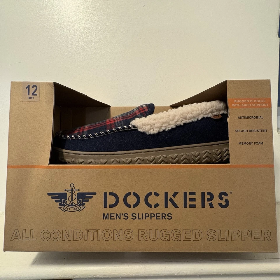 Zapatillas Dockers para hombre todas las condiciones suela resistente azul talla 12 M nuevas con etiquetas Foto 2 de 4