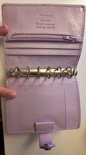 NEW FiloFax Malden Pocket Size Organizer Lilac Full Grain Buffalo Leather