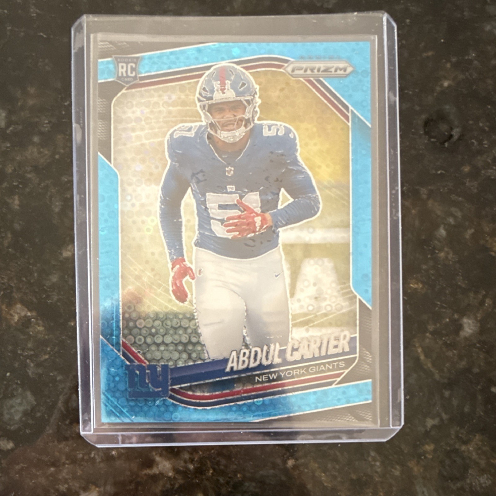 2025 Panini Prizm RC No Huddle Serial #394 Abdul Carter Giants /125 NFL