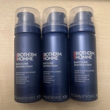 Biotherm Homme Close Shave Shaving Foam 3-Pack 50ml Each Men’s Grooming NEW