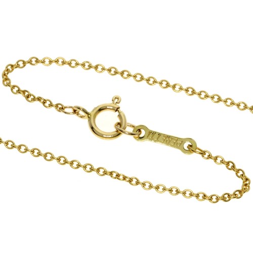 TIFFANY&Co.  Leaf Necklace K18 Yellow Gold  Ladies [Used] - Picture 3 of 6