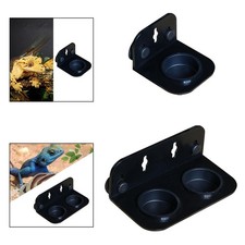 Reptile Feeding Tray Platform Food Bowl Space Saving Multipurpose Accessory
