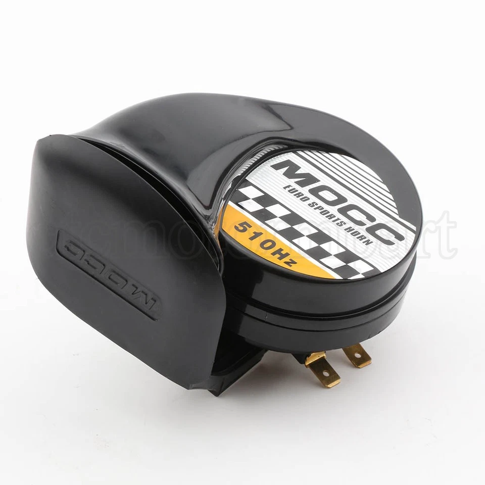 Bocina fuerte negra para motocicleta Harley-Davidson Sportster 883 1200 Foto 2 de 4