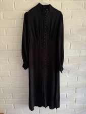 ZIMMERMANN Elegant Long Sleeve Dress In Black Size 2