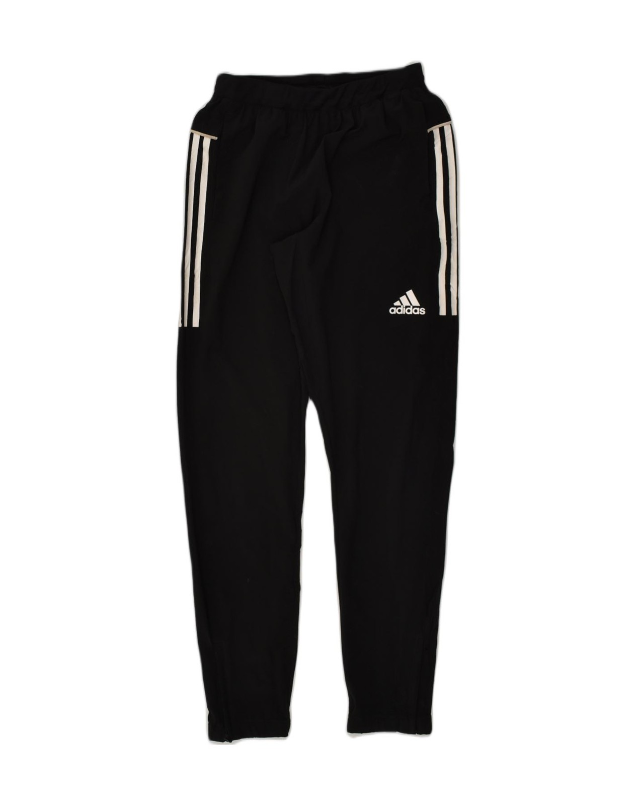 ADIDAS Womens Tracksuit Trousers Small Black Polyester AB20