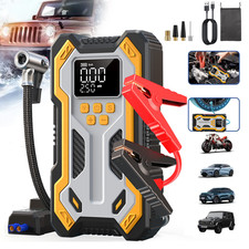Car Jump Starter with Air Compressor 1500A Battery Charger Jumper Box Booster