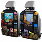 Car Backseat Organizer with 10" Table Holder, 9 Storage Pockets Seat Back Pro...