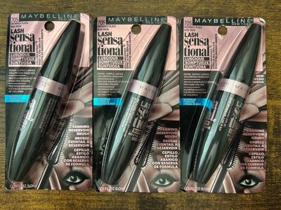 Maybelline Lash Sensational Luscious Waterproof Mascara #705 Brownish Black 3PK