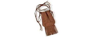DIY Fringed Suede Purse Kit - Craft Your Own Stylish Bohemian Shoulder Bag - ...