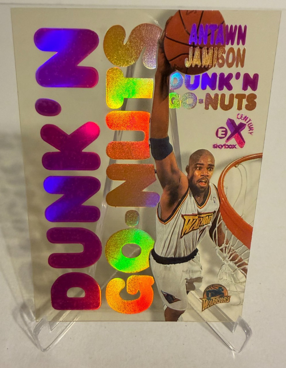 1998-99 Skybox E-X Century Dunk 'N Go-Nuts #11DG Antawn Jamison Rookie RC C#20
