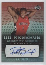 2006-07 UD Reserve Signatures PJ Tucker #RA-PT Auto o8z