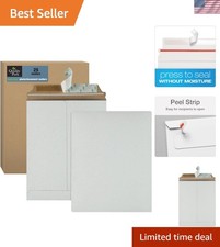 Photo Document Mailers, 9x11.5, Self Seal, White, Rigid, 25 pcs