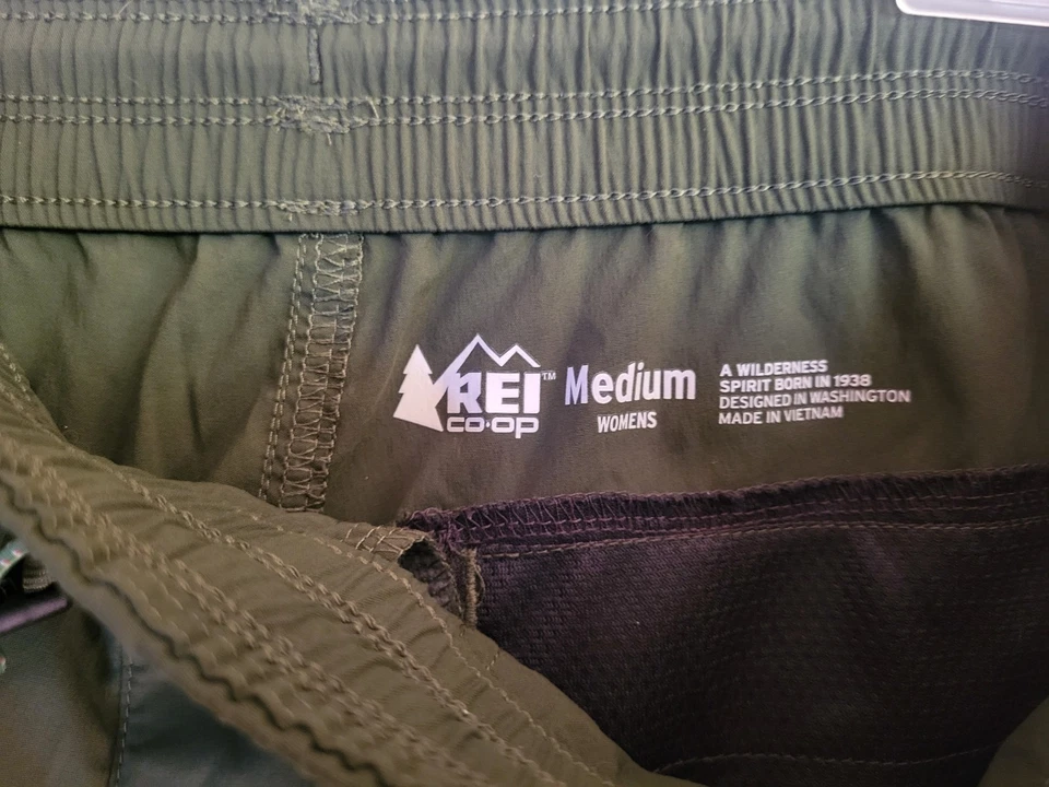 Pantalones Cortos Cooperativos REI Para Mujer Talla Mediana Verde Trailmade Senderismo Aire Libre Carga M Foto 4 de 4