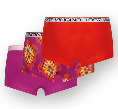 Vingino Girls Boxershorts Hipster 3er Pack Ethnic Heart NEU Gr.  XXL / 170/176