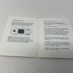 Atari Lynx Handheld Console PAG-0201 - Fully Working 1991