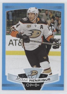 2019-20 O-Pee-Chee Blue Adam Henrique #10 4c6