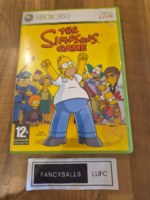 The Simpsons Spiel - Xbox 360 UK PAL Komplett