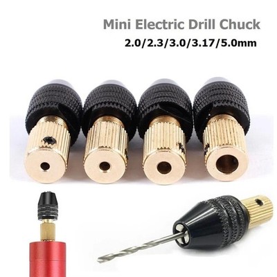 Drill Chuck 0.3-3.5mm Mini 3 Jaw Quick Change Keyless Drill Bit Adapter 2.0/2.35