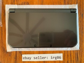 Nintendo New 3DS XL black console system complete in box protector US model