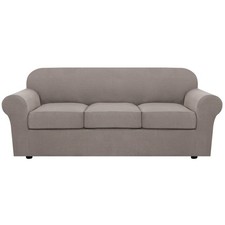Thicker Jacquard Fabric Sofa Slipcovers - Luxury 4 Piece Set for Living Rooms