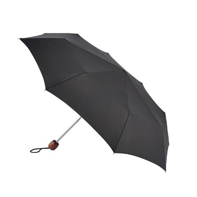 Fulton Fulton Stowaway Umbrella, Plain, Adult, Black, Deluxe, Sch...