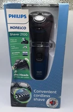 New Philips Norelco Shaver 2100 Cordless Electric Shaver w/ Pop-Up Trimmer Razor