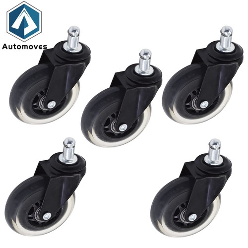 Lifelong Office Chair Casters Replacement Chair Wheels, Rollerblade Style, 5 /Set (BL2376 Lifelong Office Chair Casters Replacement Chair Wheels, Rollerblade Style, 5 /Set (BL2376