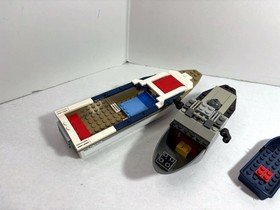 LEGO Boat LOT:  hulls from Diving Yacht 60221 + cars 8426 + batman 10737 + 60129