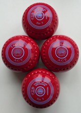 Thomas Taylor Ace/Size 3/Red & Blue Rings/"Scallop Shell"Motif.