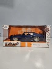 Jada 1971 Pontiac GTO Dark Blue METALLIC 1/24th Bigtime Muscle 