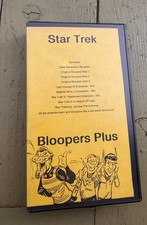 Star Trek Bloopers Plus VHS (RARE UNRELEASED PROMOTIONAL COPY)