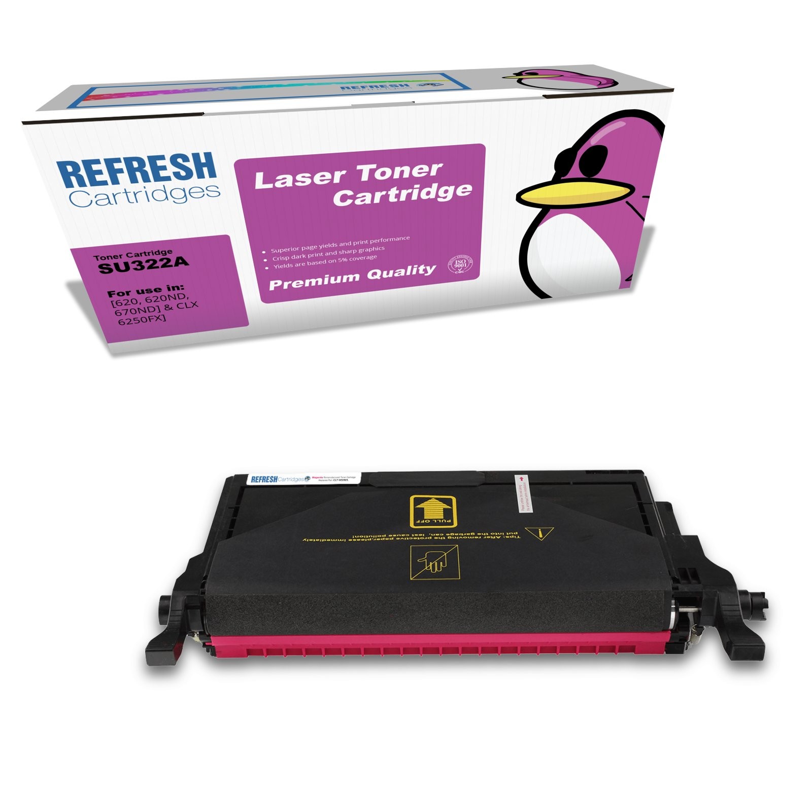 Refresh Cartridges Magenta M5082L Toner Compatible With Samsung Printers