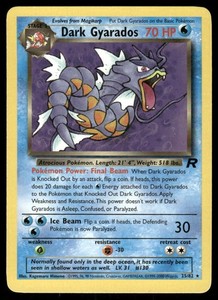 Dark Gyarados 25/82 Team Rocket 1st Edition Non Holo